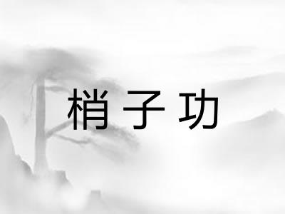 梢子功
