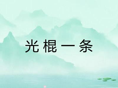光棍一条