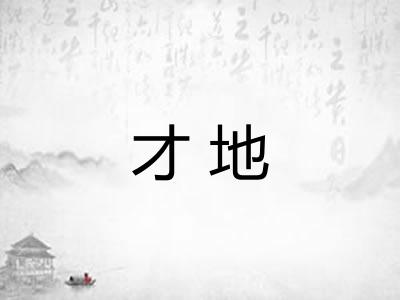 才地