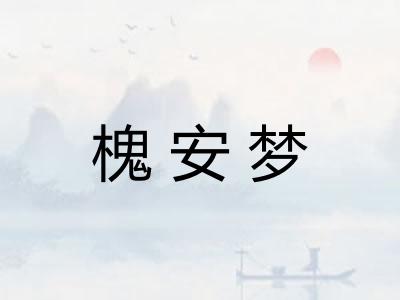 槐安梦