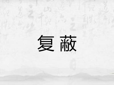 复蔽