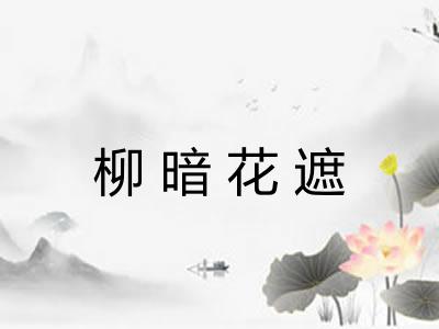柳暗花遮