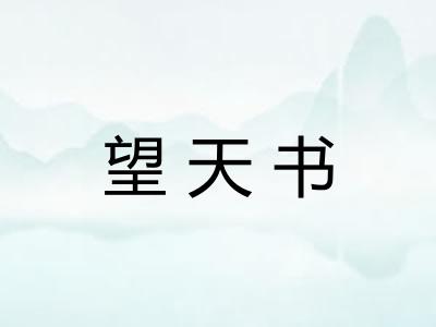 望天书
