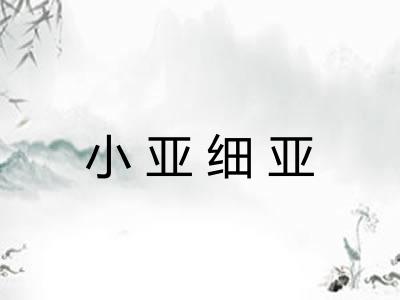 小亚细亚