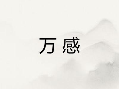 万感