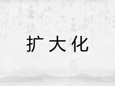 扩大化