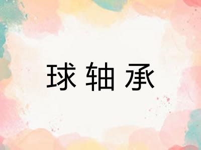球轴承 球轴承