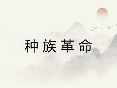 种族革命 种族革命