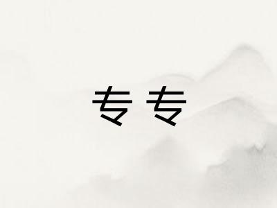 专专