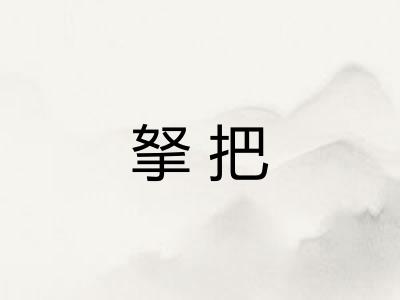拏把
