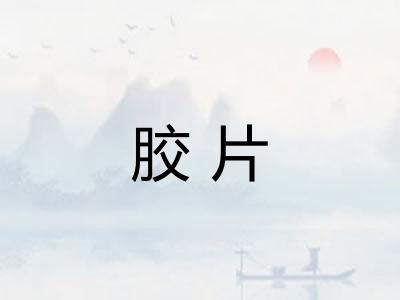 胶片