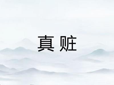 真赃