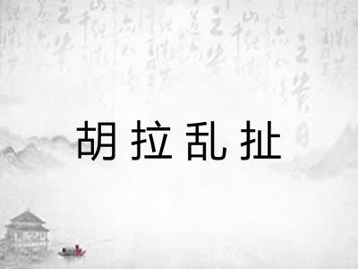 胡拉乱扯