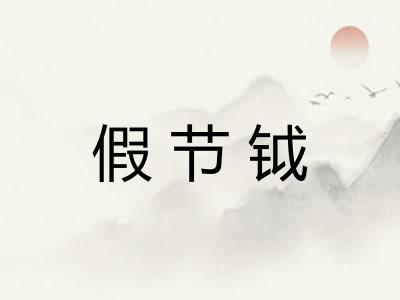 假节钺
