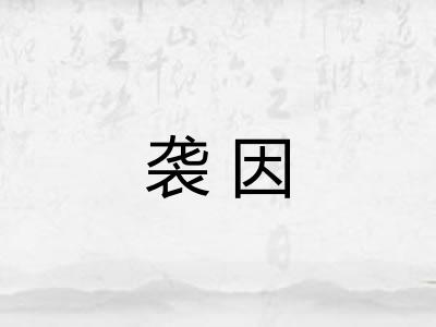 袭因