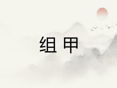 组甲