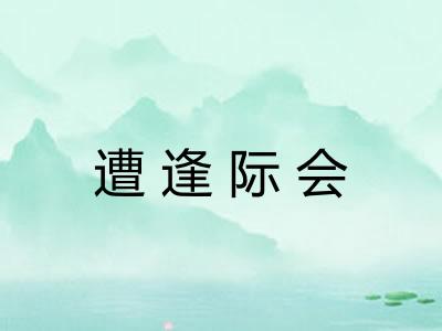 遭逢际会 遭逢际会