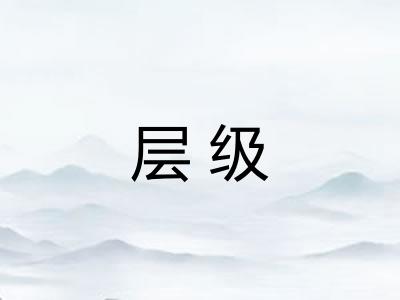 层级