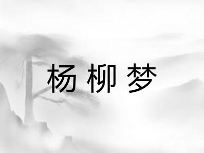 杨柳梦