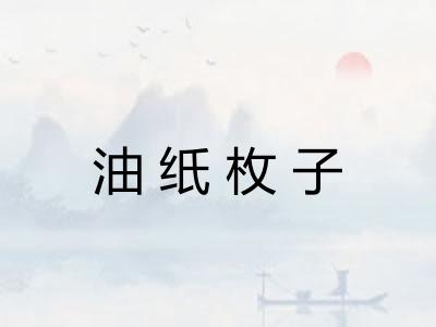 油纸枚子