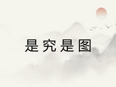 是究是图 是究是图