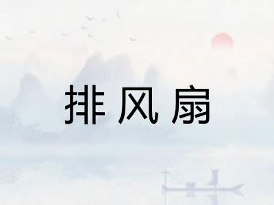 排风扇 排风扇