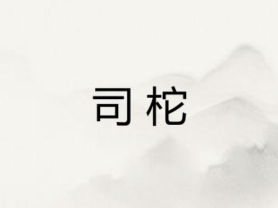 司柁