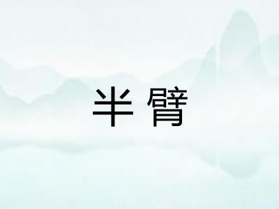 半臂
