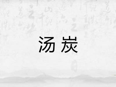 汤炭