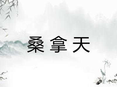 桑拿天 桑拿天