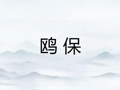 鸥保