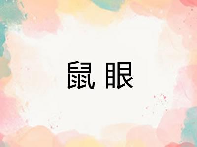 鼠眼