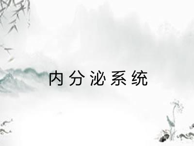 内分泌系统