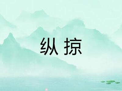 纵掠