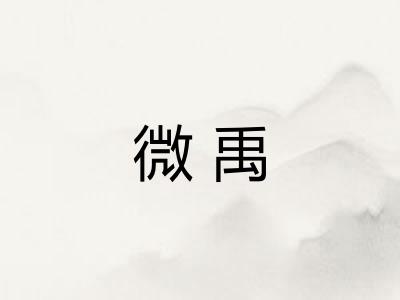微禹