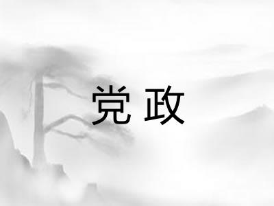 党政 党政