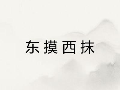 东摸西抹 东摸西抹