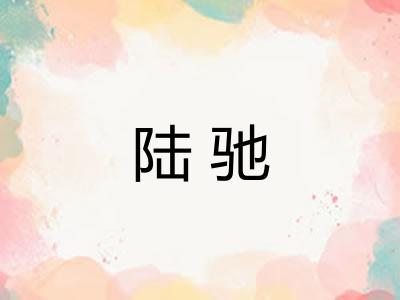 陆驰