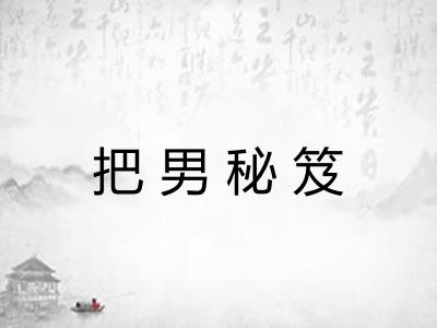 把男秘笈 把男秘笈