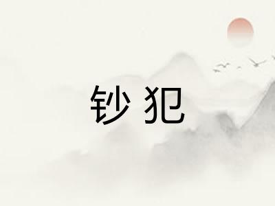 钞犯