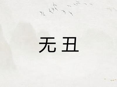 无丑