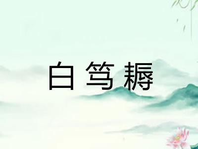 白笃耨