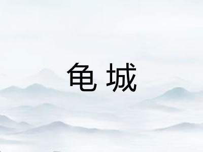 龟城