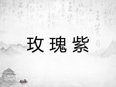 玫瑰紫