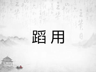 蹈用