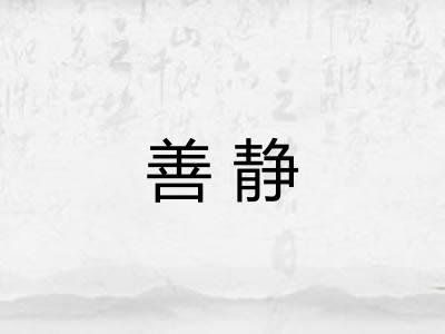 善静
