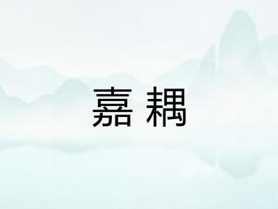 嘉耦