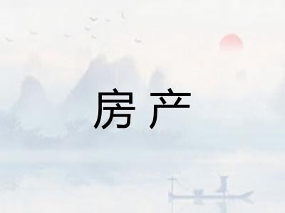 房产