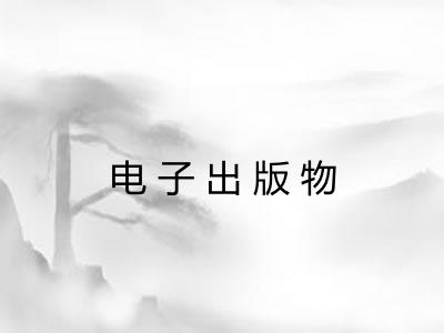 电子出版物