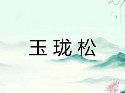 玉珑松